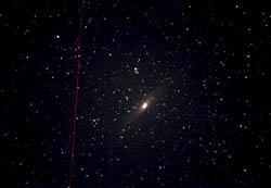 Andromeda galaksija & avion