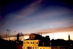 Jupiter, Mars & Venera