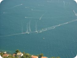 course race iz zracne perspektive